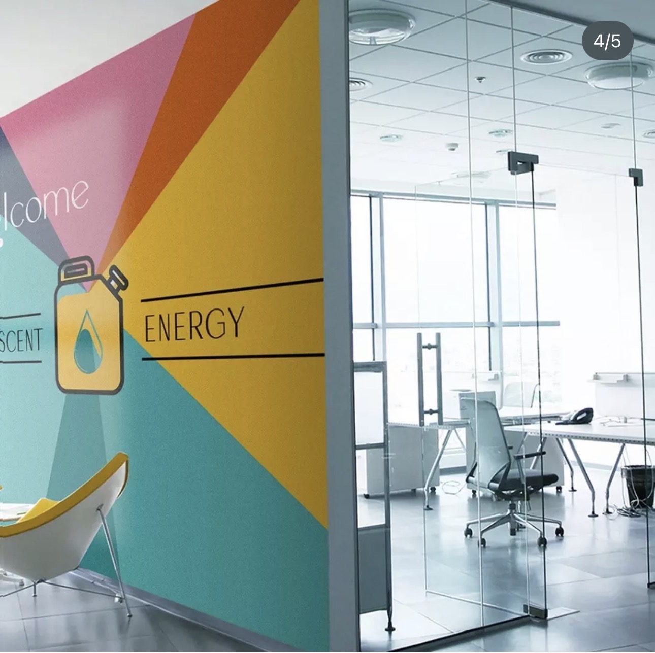 Office branding and interior design