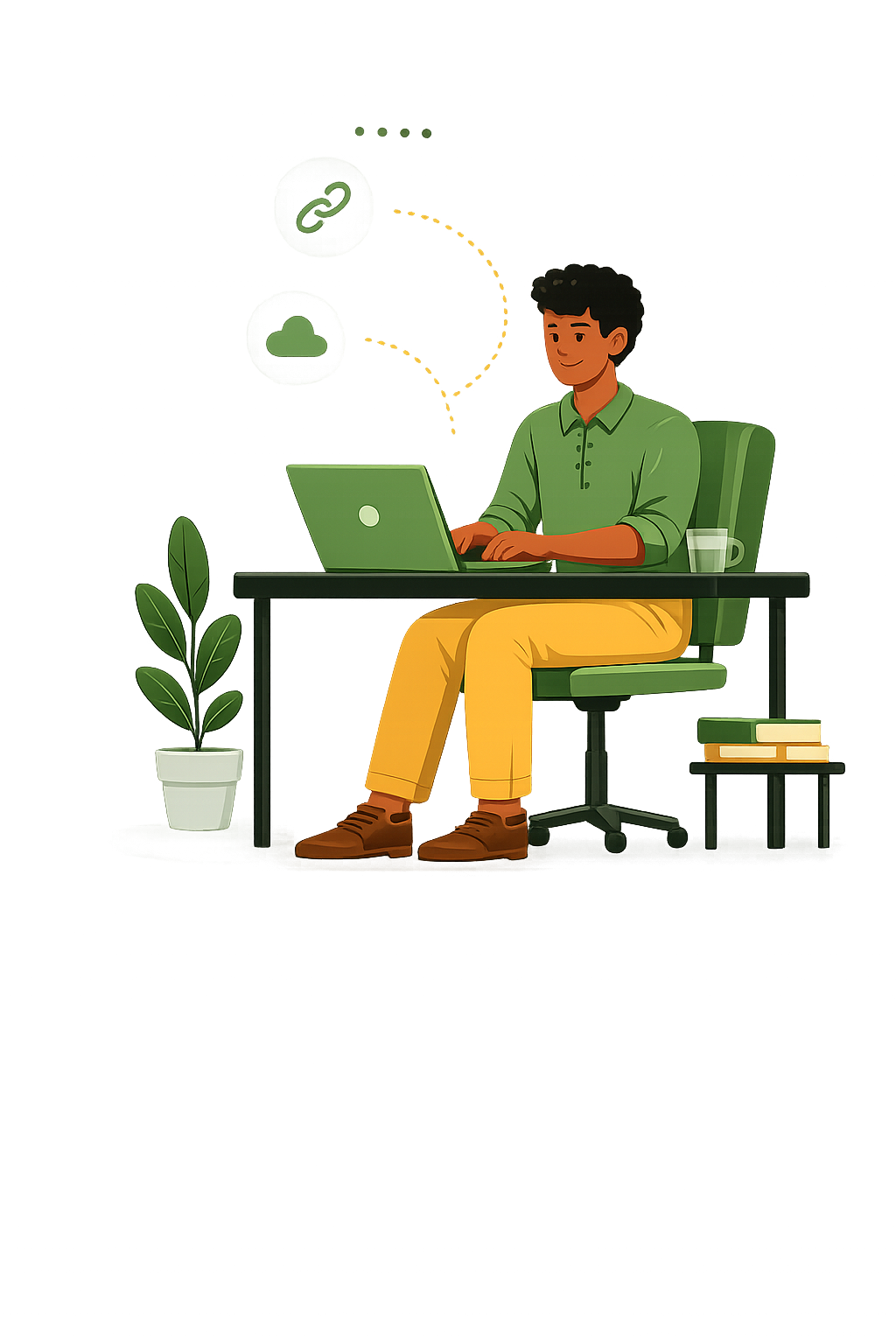 Developer working — long-term client partnership